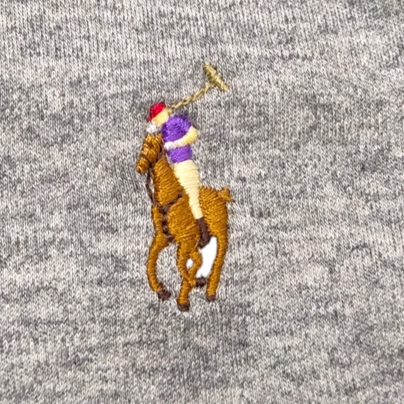 Polo Ralph Lauren Men's Size XXL‎ Gray Long Sleeve Shirt Classic Fit Polo *Spot - Picture 3 of 9